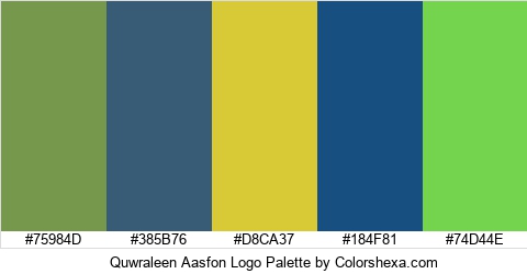 Quwraleen Aasfon Logo Colors Logo
