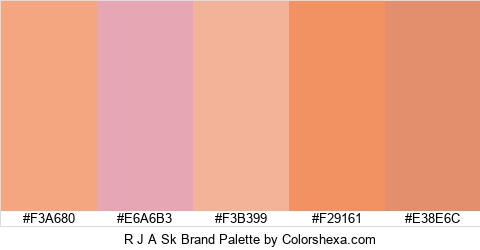 R J A Sk Brand Colors Logo