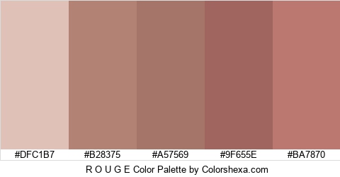 R O U G E Color Colors Logo