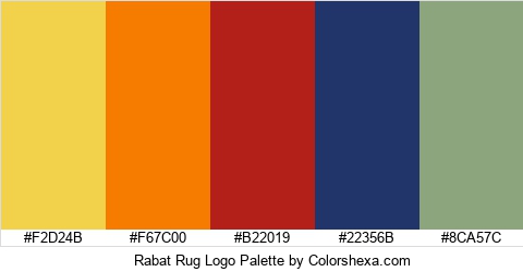 Rabat Rug Logo Colors Logo