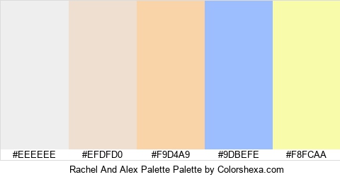 Rachel And Alex Palette Colors Logo