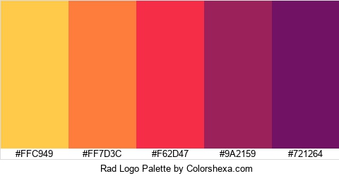 Rad Logo Colors Logo