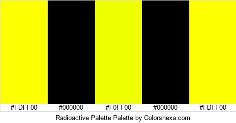 Radioactive Palette Colors Logo