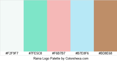 Raina Logo Colors Logo