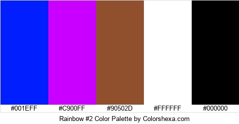 Rainbow #2 Color Colors Logo