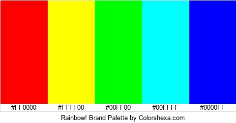 Rainbow! Brand Colors Logo