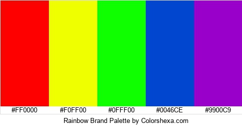 Rainbow Brand Colors Logo