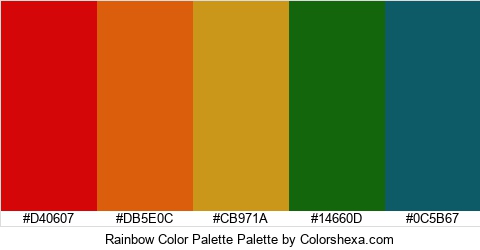 Rainbow Color Palette Colors Logo