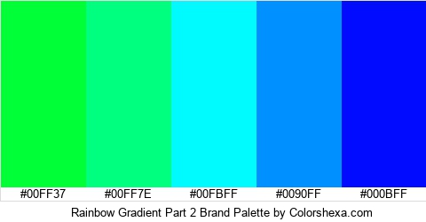 Rainbow Gradient Part 2 Brand Colors Logo