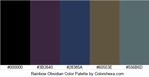 Rainbow Obsidian Color Colors Logo