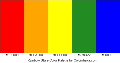Rainbow Stare Color Colors Logo