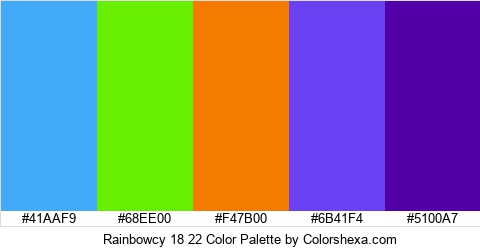 Rainbowcy 18 22 Color Colors Logo