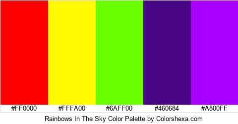 Rainbows In The Sky Color Colors Logo