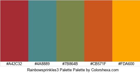 Rainbowsprinkles3 Palette Colors Logo