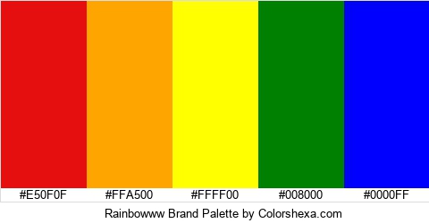 Rainbowww Brand Colors Logo