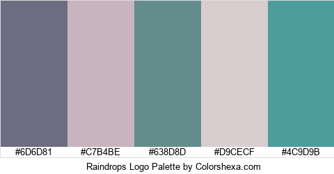 Raindrops Logo Colors Logo