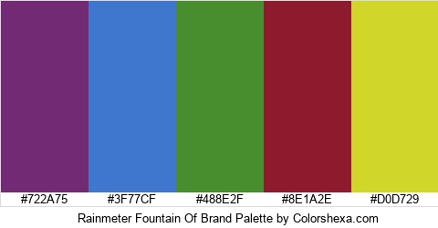Rainmeter Fountain Of Brand Colors Logo