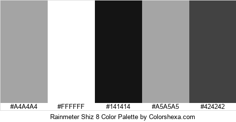 Rainmeter Shiz 8 Color Colors Logo