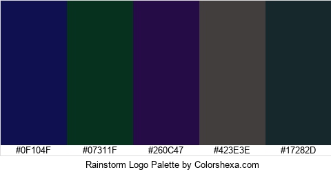 Rainstorm Logo Colors Logo