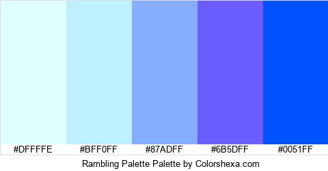 Rambling Palette Colors Logo