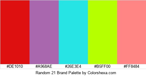 Random 21 Brand Colors Logo