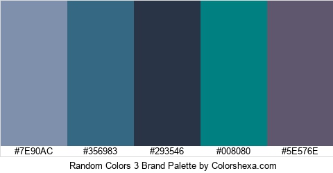 Random Colors 3 Brand Colors Logo