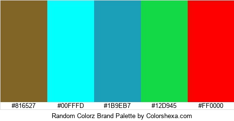Random Colorz Brand Colors Logo