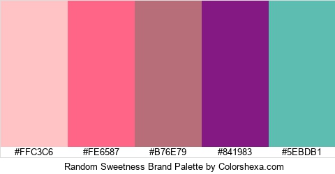 Random Sweetness Brand Colors Logo