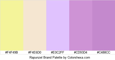 Rapunzel Brand Colors Logo