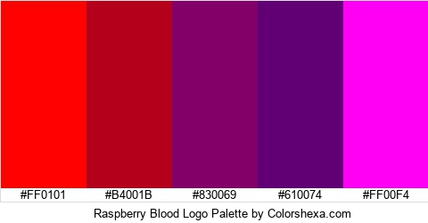 Raspberry Blood Logo Colors Logo