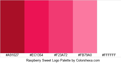 Raspberry Sweet Logo Colors Logo