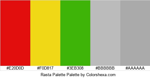 Rasta Palette Colors Logo