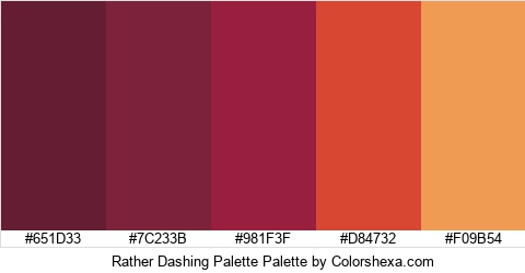 Rather Dashing Palette Colors Logo