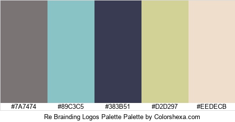 Re Brainding Logos Palette Colors Logo