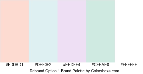 Rebrand Option 1 Brand Colors Logo