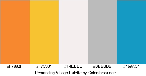 Rebranding 5 Logo Colors Logo