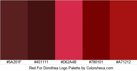 Red For Dorothea Logo Colors Logo