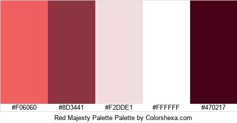 Red Majesty Palette Colors Logo