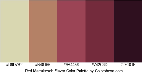 Red Marrakesch Flavor Color Colors Logo