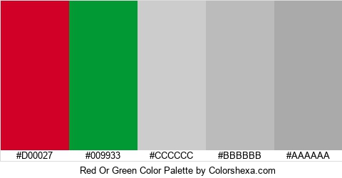 Red Or Green Color Colors Logo