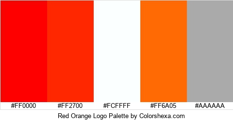 Red Orange Logo Colors Logo