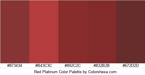 Red Platinum Color Colors Logo