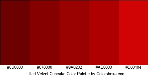 Red Velvet Cupcake Color Colors Logo