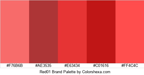 Red01 Brand Colors Logo