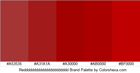 Redddddddddddddddddddddd Brand Colors Logo