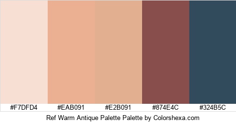 Ref Warm Antique Palette Colors Logo