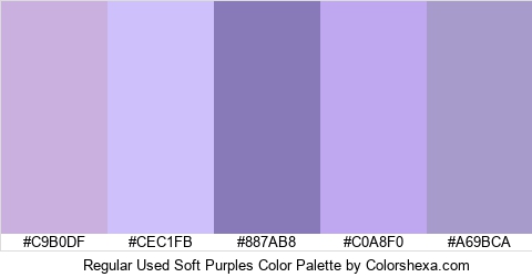 Regular Used Soft Purples Color Colors Logo