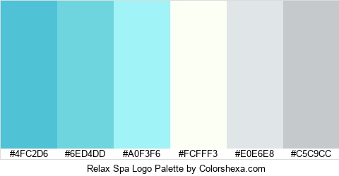 Relax Spa Logo Colors Logo