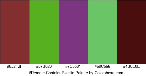 #Remote Contoler Palette Colors Logo