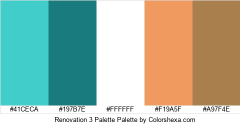 Renovation 3 Palette Colors Logo